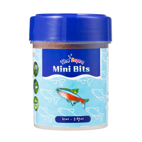 아쿠아플러스 아쿠아 미니비트 열대어사료, 60g, 1개
