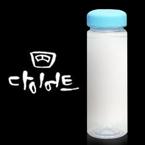 1AM 캘리그라피 보틀 하늘뚜껑, 다이어트 (흰색), 500ml