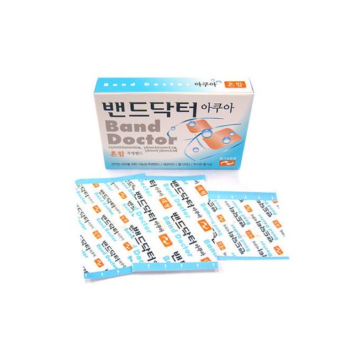 밴드닥터 아쿠아 투명밴드 혼합, 3개