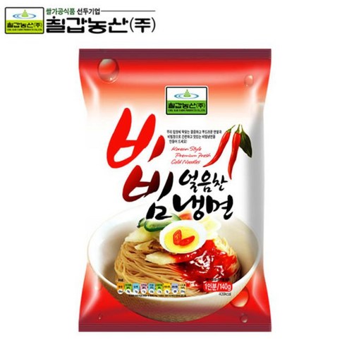[칠갑농산] 냉면 140g, 4개