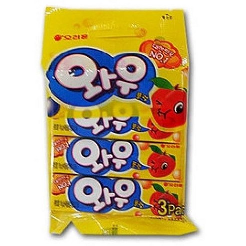오리온 와우 껌 플럼 3개입, 63g, 5개, 63g - 가격 변동 추적 그래프 - 역대가