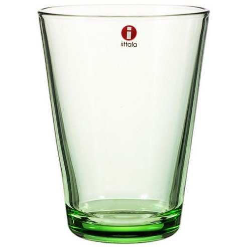 이딸라 카르티오 텀블러 유리컵 400ml, 애플그린, 1개