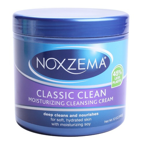 Noxzema 클래식 클린 크림 모이스처라이징 클렌징 355ml12온스, 없음, 1개