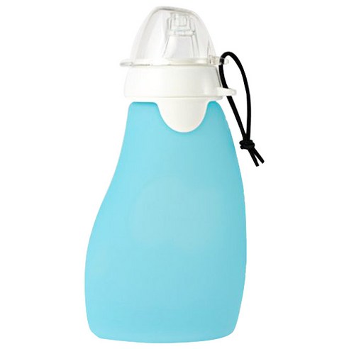 실리콘 스파우트 오리지널 스퀴즈, 블루, 120ml, 1개