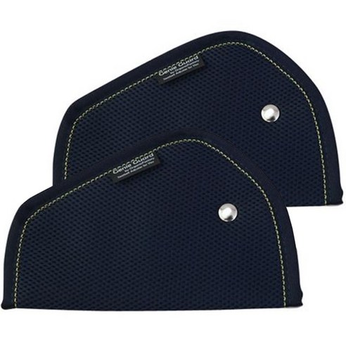 오가닉팩토리 지니가드 안전벨트커버, 네이비, 2개