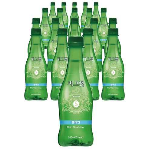 씨그램 플레인 350ml, 20개