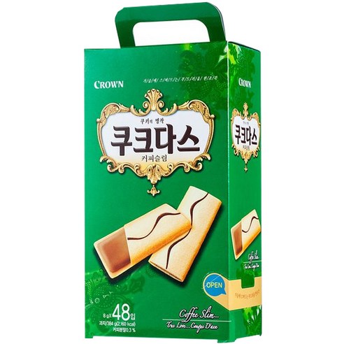 크라운 쿠크다스 커피, 384g, 1개