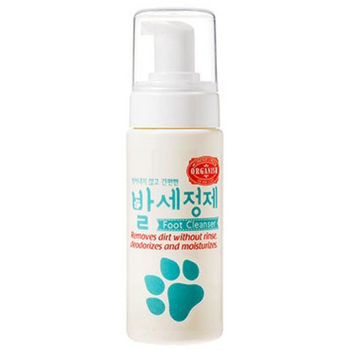오가니쉬 애견 발 세정제 베이비파우더향, 150ml, 1개