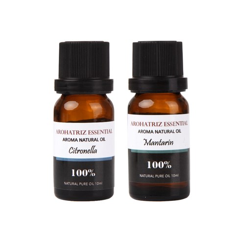 아로하트리즈 다용도오일, 시트로 렐라 10ml,  만다린 10ml, 1개