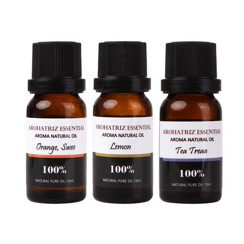 아로하트리즈 다용도오일, 스윗 오렌지 10ml,  레몬 10ml,  티트리 10ml, 1개