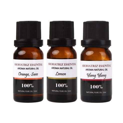 아로하트리즈 다용도오일, 스윗 오렌지 10ml,  레몬 10ml,  일랑일랑 10ml, 1개
