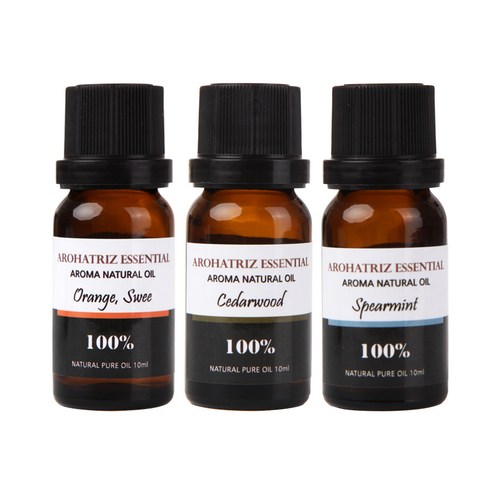 아로하트리즈 다용도오일, 스윗 오렌지 10ml,  시더우드 10ml,  스피아민트 10ml, 1개