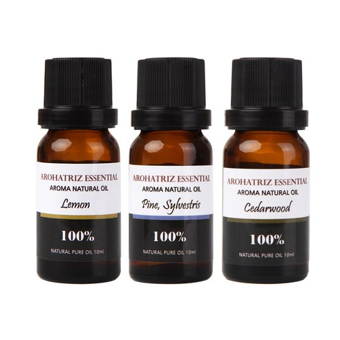 아로하트리즈 다용도오일, 레몬 10ml,  파인 10ml,  시더우드 10ml, 1개