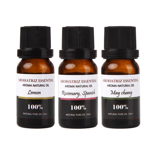 아로하트리즈 다용도오일, 레몬 10ml,  로즈마리 10ml,  메이청 10ml, 1개