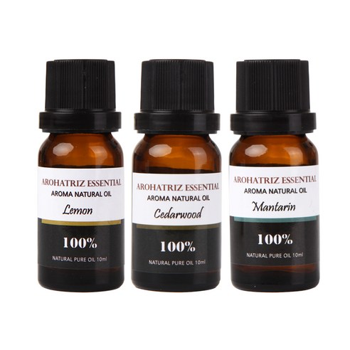 아로하트리즈 다용도오일, 레몬 10ml,  시더우드 10ml,  만다린 10ml, 1개