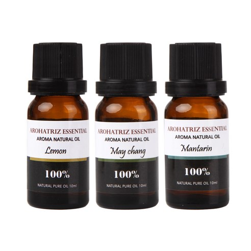 아로하트리즈 다용도오일, 레몬 10ml,  메이청 10ml,  만다린 10ml, 1개