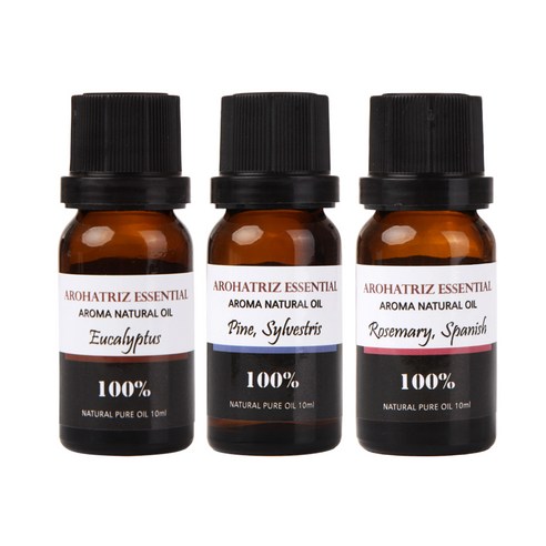 아로하트리즈 다용도오일, 유칼립 투스 10ml,  파인 10ml,  로즈마리 10ml, 1개