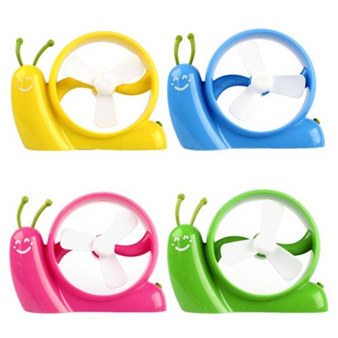 트리 USB 건전지 달팽이 선풍기, 랜덤 발송