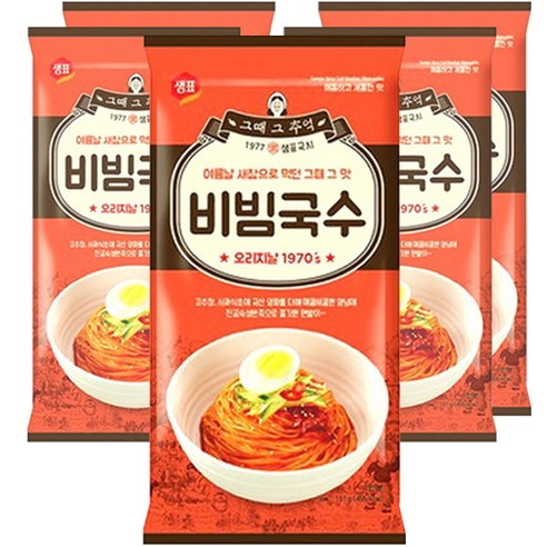 샘표 비빔국수, 151g, 5개