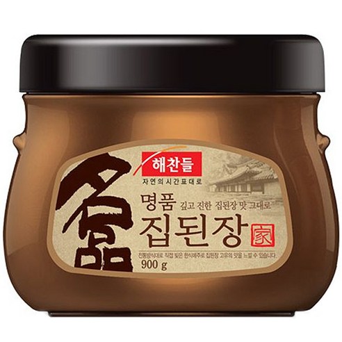 해찬들 명품 집된장, 900g, 1개
