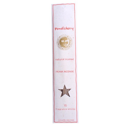 Pondicherry Natural Incense 프래그런스 스틱 인센스 15개입, Frankincense