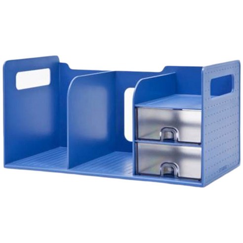 시스맥스 서랍 책꽂이 42300, 블루