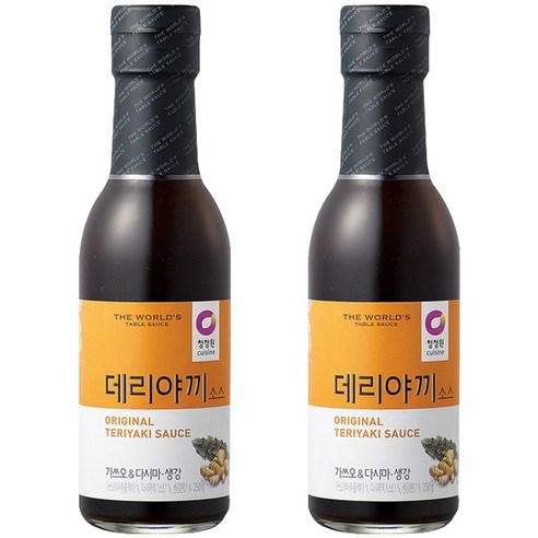 청정원 데리야끼 소스, 2개, 250g