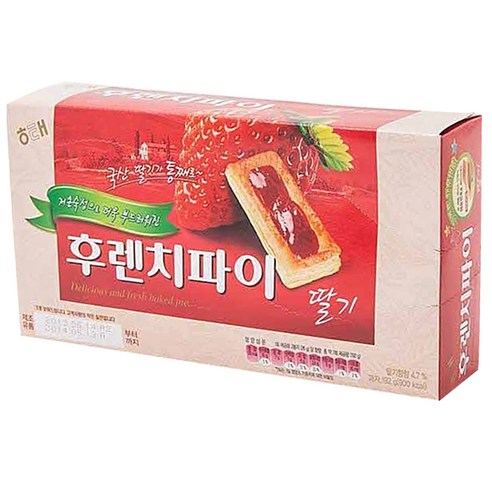 후렌치파이 딸기, 192g, 5개