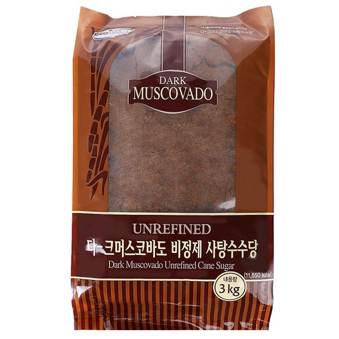 다크 머스코바도, 3kg, 1개