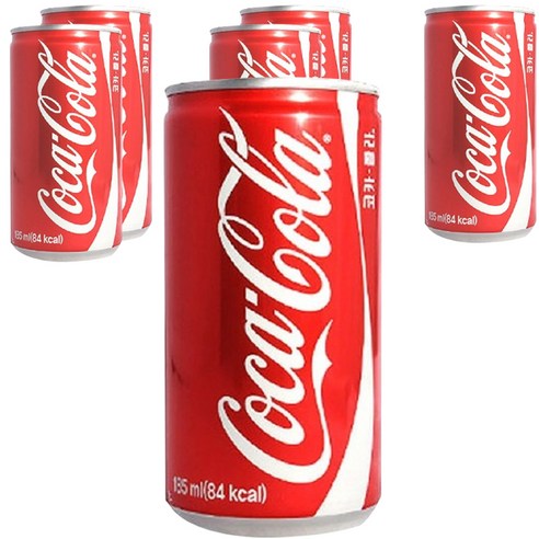 코카콜라 캔, 185ml, 6개