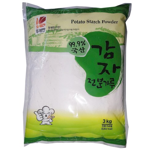 뚜레반 감자 전분, 1개, 3kg