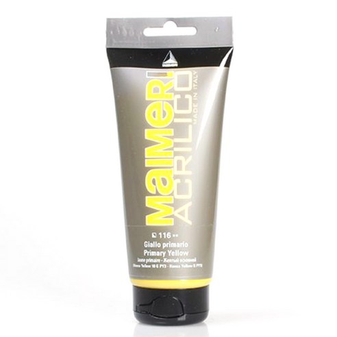 마이메리 아크릴리코 200ml 낱색 아크릴물감, 116 AM PRIMARY YELLOW, 1개