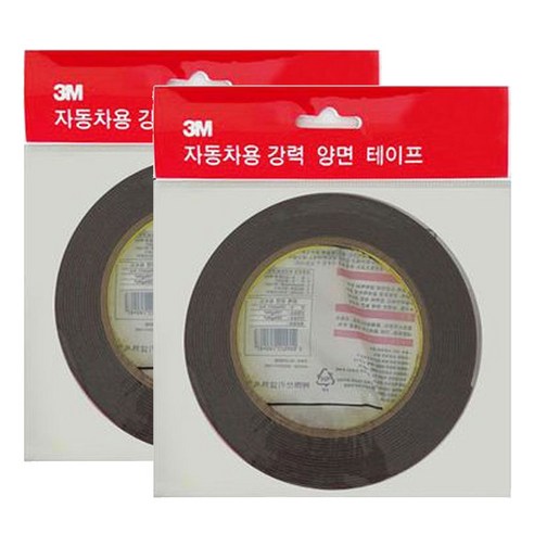 3M 아크릴폼 양면테이프 그레이 8mm x 5m, 2개