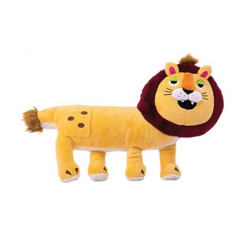 히치하이킹 카시트 동물인형, 겁많은 사자 쿤, 1개