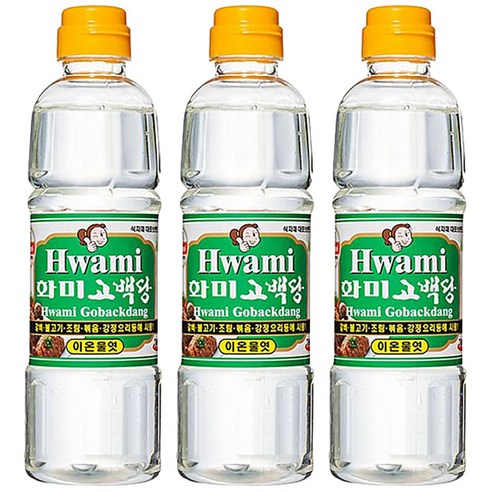 화미 고백당 이온물엿, 700g, 3개