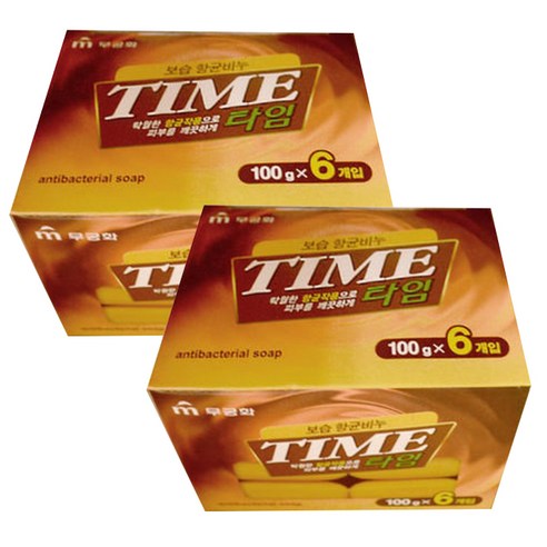무궁화 타임 보습 항균비누, 100g, 12개
