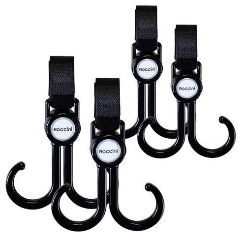 유모차가방걸이 로치니 유모차 걸이 4개, 블랙 Best Top5