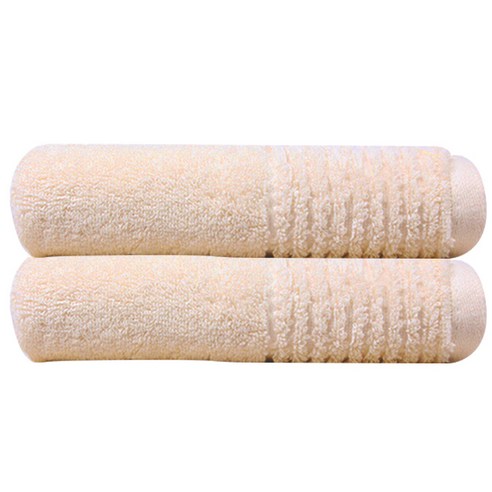 송월타월 럭셔리 세면타월 170g 30수 코마사, 베이지, 2개