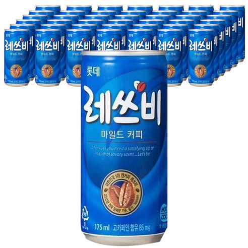 레쓰비 마일드 커피, 175ml, 30캔