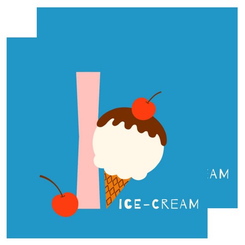 아트조이 명화그리기 20 x 20cm, I-ICE CREAM, 2개