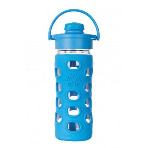 라이프팩토리 플립캡 글라스보틀, 오션, 350ml