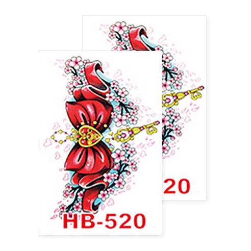 허니걸 타투스티커, HB-520, 2개