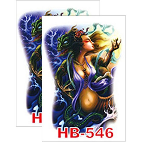 허니걸 타투스티커, HB-546, 2개