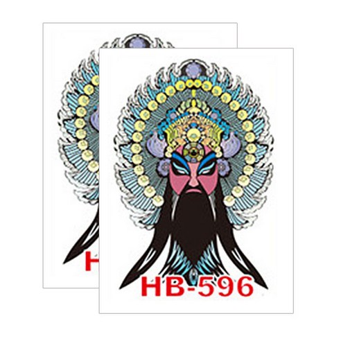 허니걸 타투스티커, HB-596, 2개