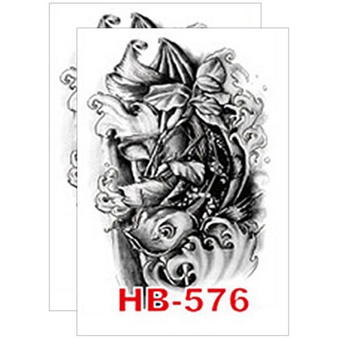 허니걸 타투스티커, HB-576, 2개