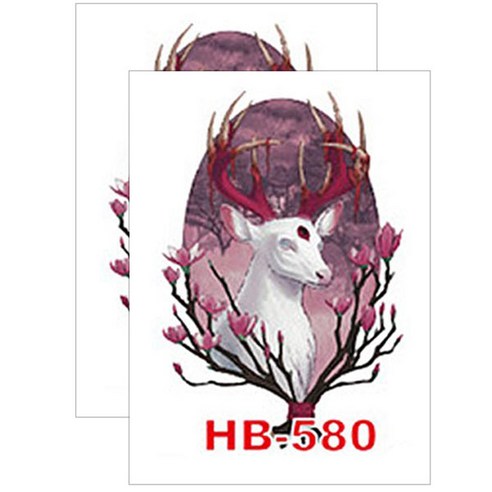 허니걸 타투스티커, HB-580, 2개