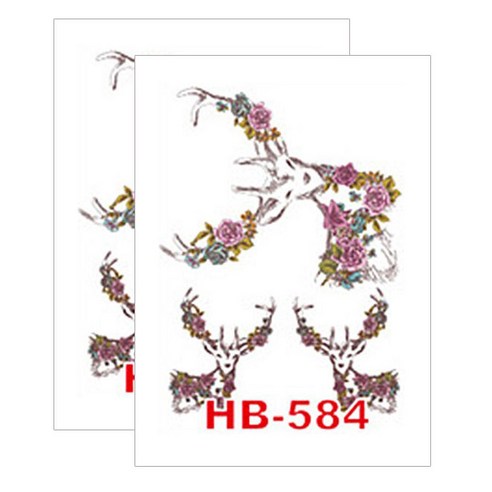 허니걸 타투스티커, HB-584, 2개