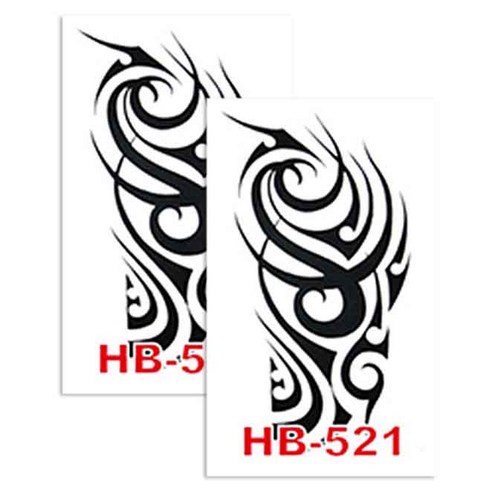 허니걸 타투스티커, HB-521, 2개