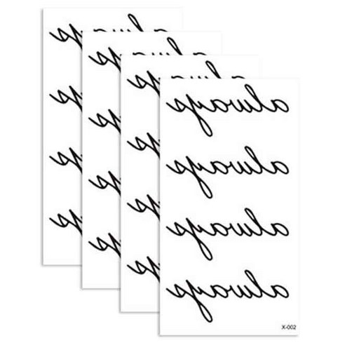 허니걸 타투, X-002, 4개