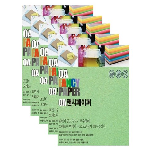 두성 OA 팬시페이퍼, R14 담연두색, 5세트